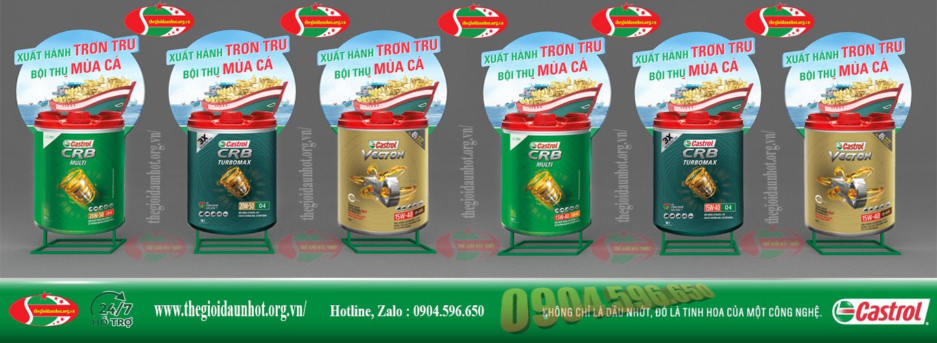 Đại lý phân phối dầu nhớt Castrol
