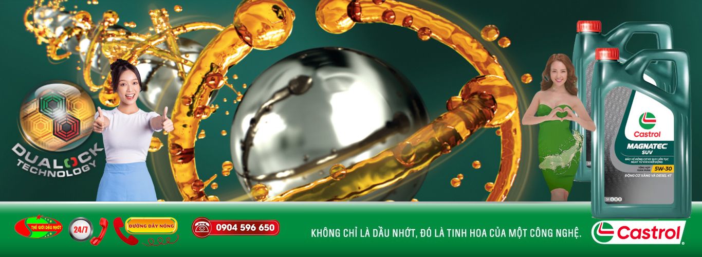 Dầu nhớt Castrol dành cho xe hơi