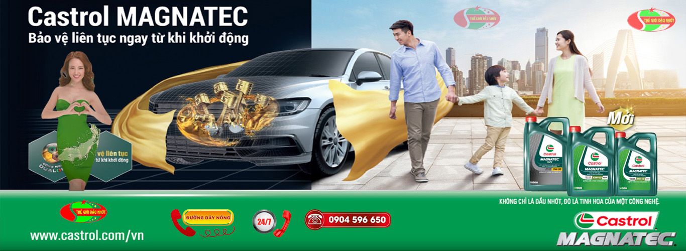 Dầu nhớt Castrol dành cho xe hơi