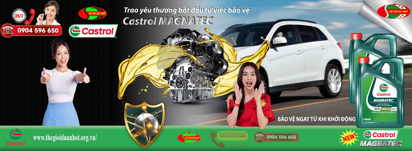 Dầu nhớt Castrol dành cho xe hơi