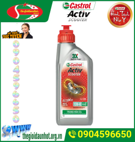 Castrol Activ Scooter 10W - 40 4T Chai 1lít