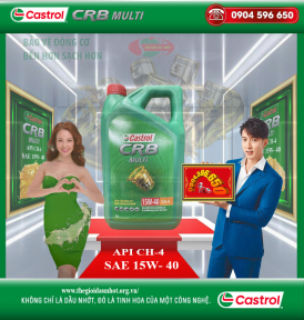 DẦU ĐỘNG CƠ  CASTROL CRB MULTI SAE 15W-40 API CH-4