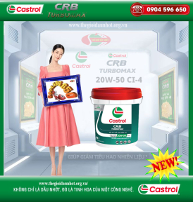 Động cơ Castrol CRB Turbomax SAE 20W-50 API CI-4
