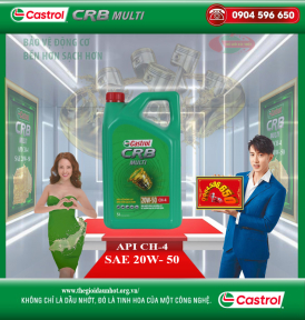 DẦU ĐỘNG CƠ ĐỐT TRONG CASTROL CRB MUTIL SAE 20W-50 API CH-4 5 Lít