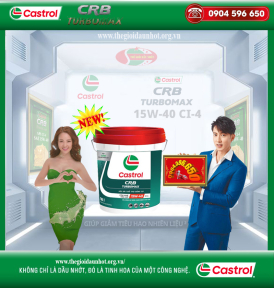 CASTROL CRB TURBMAX 15W-40 CI-4 Xô 18L và Phuy 209L 