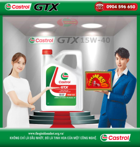 CASTROL GTX SAE 15W-40 API SN/CF CAN 4 LÍT