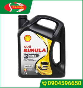 Dầu động cơ Shell Rimula R3 Turbo 20w50 CH-4