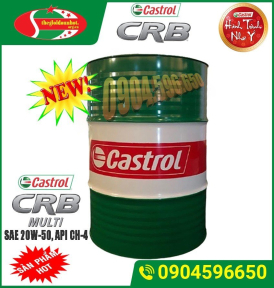 DẦU ĐỘNG CƠ ĐỐT TRONG CASTROL CRB MUTIL SAE 20W-50 API CH-4 phuy 209 Lít.