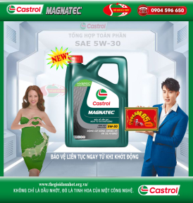 Dầu nhớt Castrol Magnatec 5W-30 Can 4 lít
